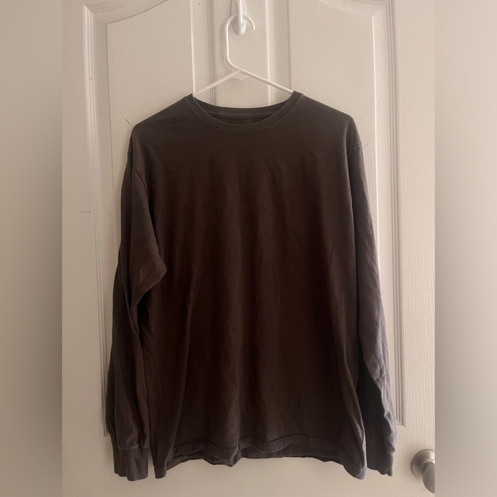 Brown/Grey Long Sleeve Tee